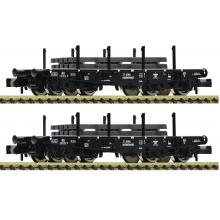 Fleischmann 845608 Spur N 2-teiliges Schwerlastwagenset der NS Epoche III mit Brammen