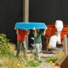 Busch 79817 H0 Action Set: Boot tragen