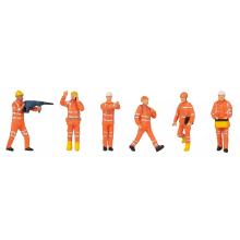 Faller 151851 H0 6 Miniaturfiguren TUNNELBAUARBEITER