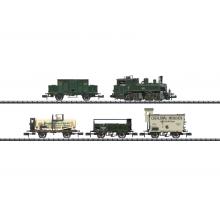 Minitrix 11632 N Zugpackung Bay.Güterzug mit Dampflok BB II Mallet DIGITAL  wie neu !!
