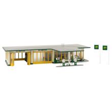Faller 130592 H0 Große BP-Tankstelle 285x210x53mm Ep. III