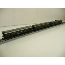 Fleischmann N 3-teiliger Personenzug der DRG grün Ep II 8084 + 8086 + 8087