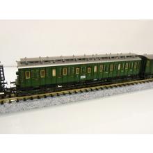 Fleischmann N 3-teiliger Personenzug der DRG grün Ep II 8084 + 8086 + 8087
