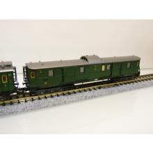 Fleischmann N 3-teiliger Personenzug der DRG grün Ep II 8084 + 8086 + 8087