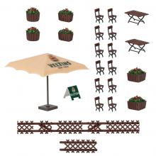 Faller 130619 H0 Landgasthof Veltins 175 x 130 x 152 mm, 200 x 11 x 2 mm Ep IV