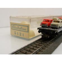 Electrotren 5121 H0 Autotransport - Wagen beladen mit 8 EKO Minicooper Modellen 70er Jahre  TOP in OVP
