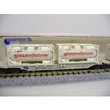Hobbytrain H23714 N Containertragwagen AAE 4x20 ft Container giezendanner  TOP in OVP