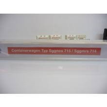 Hobbytrain H23714 N Containertragwagen AAE 4x20 ft Container giezendanner  TOP in OVP