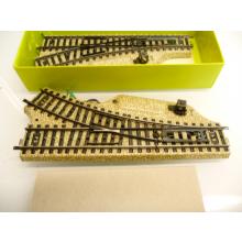 Märklin 5117 H0 El. Weichenpaar M-Gleis 50er Jahre TOP in OVP