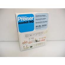 Preiser 31018 H0 Zubehörset Polizei Bausatz  Neuware