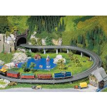 Faller H0 120470 Auf- und Abfahrt komplett 188 x 71 mm R=360 30° Ep. I