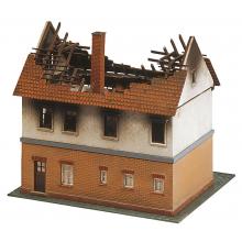 Faller 130429 H0 Fire ruins Gasthaus Zur Sonne 114 parts 136x119x119mm