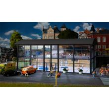 Faller 130613 H0 Turnhalle Ep. V 350 x 235 x 120 mm Lasercut Modell 395 Teile