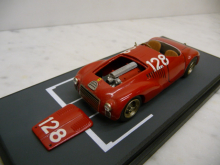 Handmade 1:43 Ferrari 125S 1947 Piacenza #128 Weissmetall