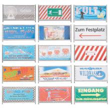 Faller 140358 H0 Fairground fences and signs, 720 mm