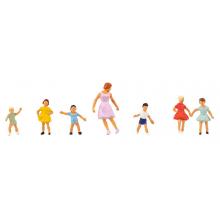 Faller 150957 H0 Kindergartenausflug Set mit 7 Figuren