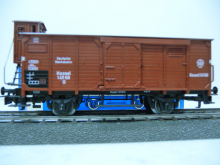 4695 Gedeckter Güterwagen Bauart Kassel Epoche III - braun - Märklin H0