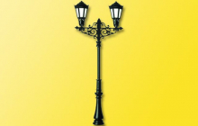 Viessmann 6097 H0 Gaslaterne zweiflammig 55 mm