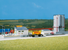 Auhagen 12264 H0/TT Kleines Tanklager mit Hochtank