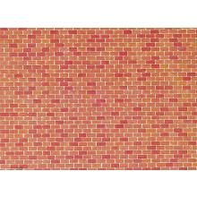 Faller H0 170608 - Mauerplatte, Backstein