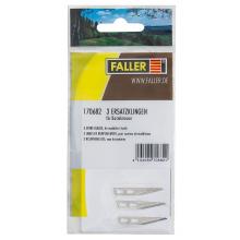 Faller 170682 - 3 Ersatzklingen für Bastelmesser