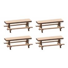 4 picnic benches Faller H0 180304