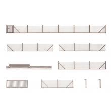 Faller H0 180433 Industrie-Metallzaun 1010 mm Epoche III