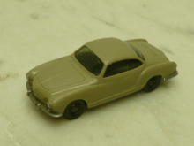 0034 4 F VW Karmann Ghia 1966 olivgrau Wiking 1:87