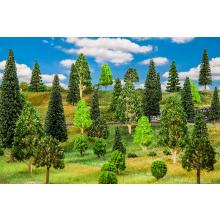 Faller 181535 H0 25 mixed forest trees sorted