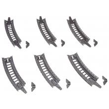 222543 6 driveway parts, curved - Faller N