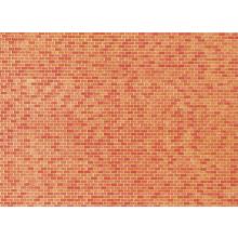 Faller 222568 N 1:160 - Mauerplatte, Backstein