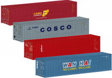 Märklin 76552 H0 Container-Set 4x 40ft. Ep. VI