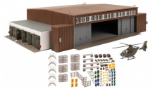 Faller 144111 H0 Hangar mit Hubschrauber Ep. III