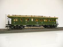 Märklin 4210 H0 Personenwagen 2. / 3. KL 4-achsig grün K.W.St.E. Ep I wie neu in OVP