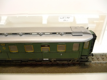 Fleischmann 5083 K H0 Personenwagen 1./2./3. Klasse Altona 14778 grün DRG Ep. II Licht TOP in OVP