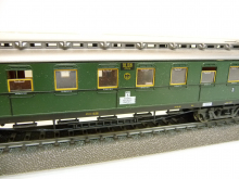 Fleischmann 5083 H0 Schnellzugwagen 18 136 DRG grün Ep II C 4ü Pr08 3. Klasse mit Licht