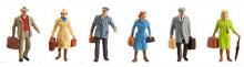 Faller 153044 H0 Reisende V Miniaturfiguren 6 Stück