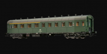 Brawa 45325 H0 Schnellzugwagen ABüe 324 der DB grün Epoche IV