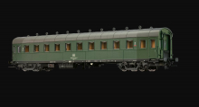 Brawa H0 45326 Schnellzugwagen Büe 371 der DB grün Epoche IV