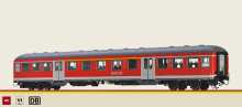 Brawa 46656 H0 Nahverkehrswagen ABnrz 403.4 der DB AG rot Epoche VI mit LED - NEU