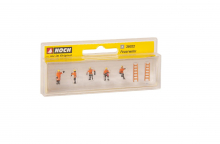 Noch N 36022 Feuerwehr Miniaturfiguren 5 Figuren + 2 Leiter