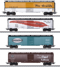 Märklin 45712 H0 US-Güterwagen-Set 4-teilig 