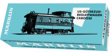 Märklin 45713 H0 US-Güterzug-Begleitwagen Caboose Tin Plate
