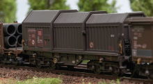 Märklin 46915 H0 Güterwagen-Set DB AG 4-teilig teilweise mit Beladung / gealtert