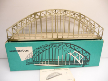 Märklin 7163 H0 Grosse Bogenbrücke Blech 1963 Länge 360 mm wie NEU in OVP