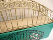 Märklin 7163 H0 Grosse Bogenbrücke Blech 1963 Länge 360 mm wie NEU in OVP