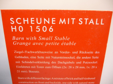 Busch 1507 H0 Scheune mit Stall