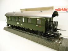 Märklin 4313 H0 Personenwagen Donnerbüchse der DB 1+2 Kl. Ep. III grün TOP in OVP