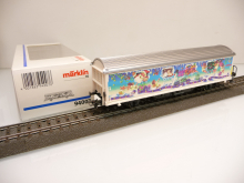 Märklin 94007 H0 Weihnachtswagen 1996 Schiebewandwagen mehrfarbig TOP in OVP