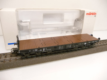 Märklin 4867 H0 Schwerlast-Flachwagen 14 472 SSym Köln DRG Epoche II TOP in OVP